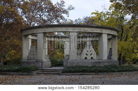 Jókai Mór's tomb, in the Kerepesi Cemetery of Budapest