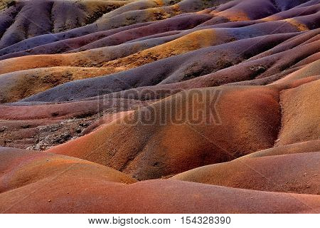 Chamarel Seven Coloured Earths On Mauritius