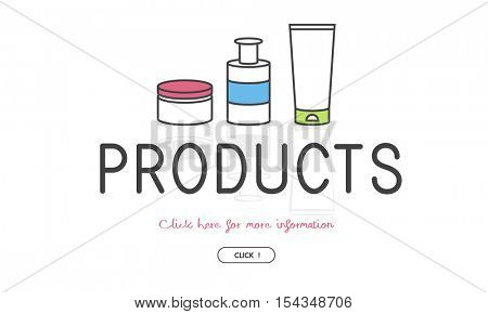 Feminine Beauty Cosmetics Healthcare Products Concept