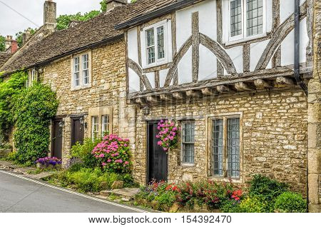 Castle Combe Village in the Cotswolds, Wiltshire, England