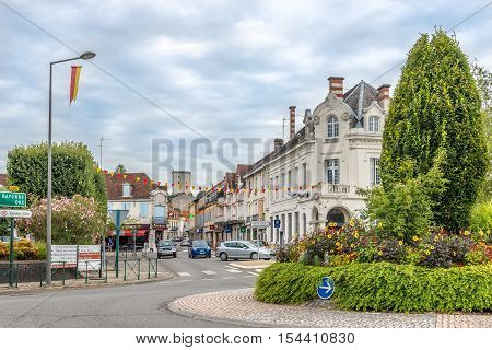 ORTHEZ,FRANCE - AUGUST 31,2016 - In the streets of Orthez Town. Orthez is a commune in the Pyrenees-Atlantic department.