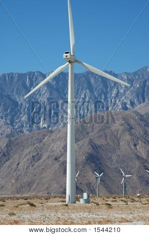 Parco eolico in California