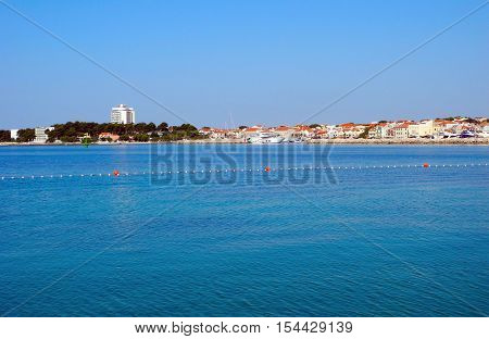 City of Vodice on the Adriatic Sea in Croatia.