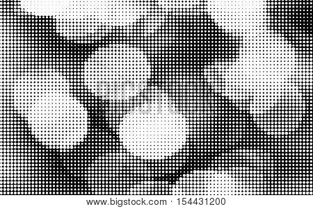 Halftone Dots Vector Texture Background