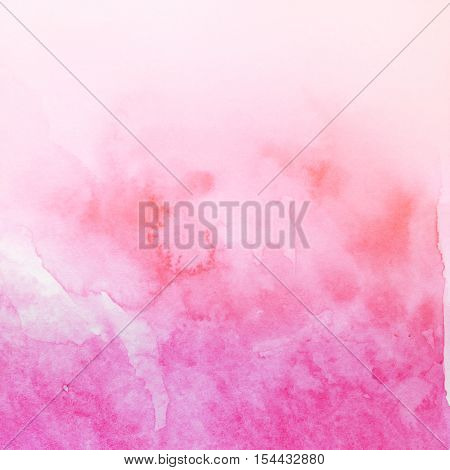 Watercolor blot. Hand drawn blot on white background for your design. Save the Date postcard banner logo.