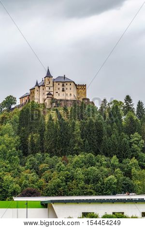 Schloss Strassburg is a castle on the hill in Strassburg Carinthia Austria