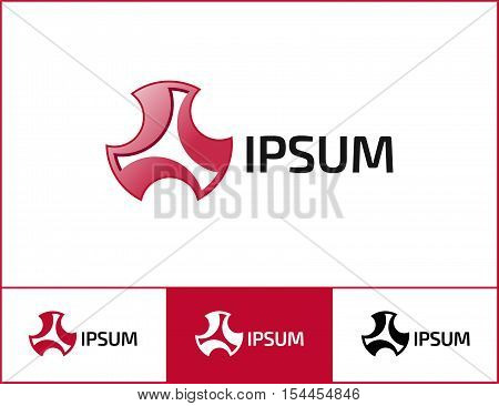 Abstract logo template. Business ideas. Vector icon. Editable.