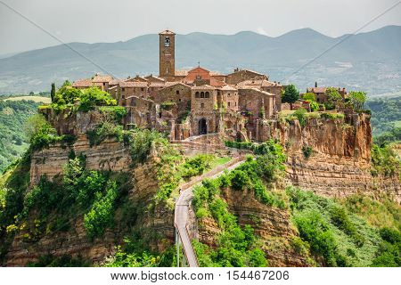 View Of The Old Town Of Bagnoregio