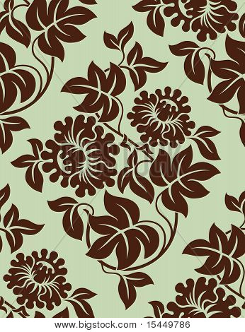 Sans soudure fond Floral.