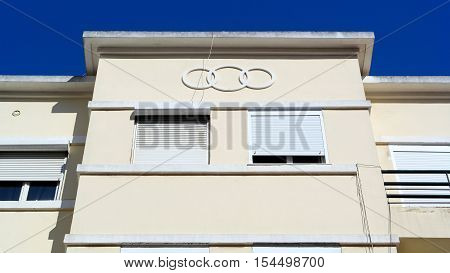 Detail Of A Building, Lisbon, Portugal