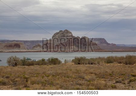 A view of Lake Powell in Arizona