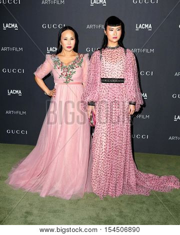 LOS ANGELES - OCT 29:  Eva Chow, Asia Chow at the 2016 LACMA Art + Film Gala at Los Angeels Country Museum of Art on October 29, 2016 in Los Angeles, CA