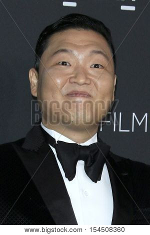 LOS ANGELES - OCT 29:  Park Jae-sang, PSY at the 2016 LACMA Art + Film Gala at Los Angeels Country Museum of Art on October 29, 2016 in Los Angeles, CA