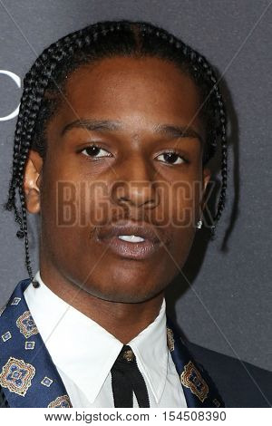 LOS ANGELES - OCT 29:  A$AP Rocky at the 2016 LACMA Art + Film Gala at Los Angeels Country Museum of Art on October 29, 2016 in Los Angeles, CA