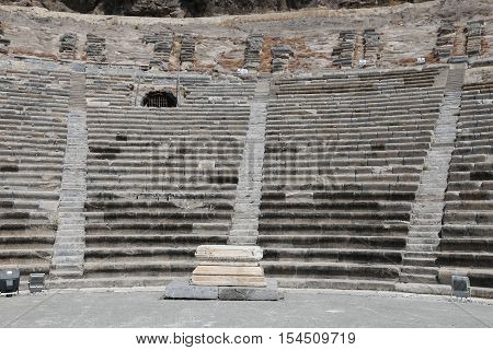 Theatre Of Halicarnassus In Bodrum, Turkey