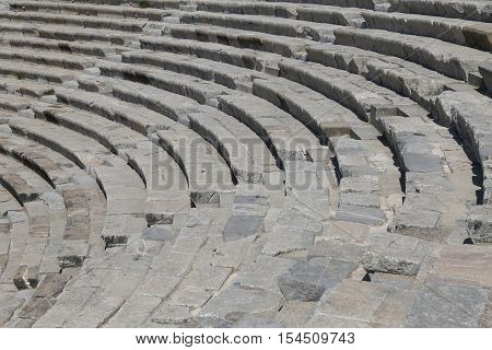 Theatre Of Halicarnassus In Bodrum, Turkey