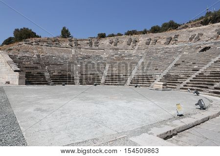 Theatre Of Halicarnassus In Bodrum, Turkey
