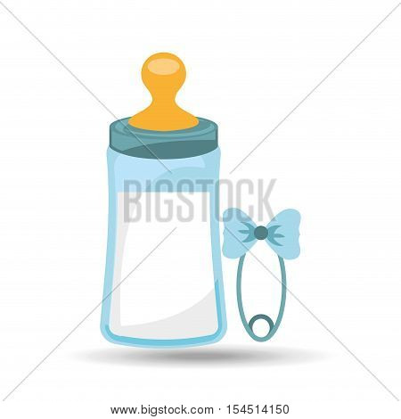 set baby shower boy design graphic vector illustration eps 10