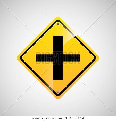 signal traffic yellow icon graphic vector illustration eps 10