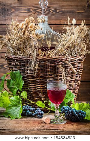Taste Of Red Wine Straight From The Demijohn