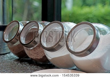 Coffee Creamer Sugar In Jar