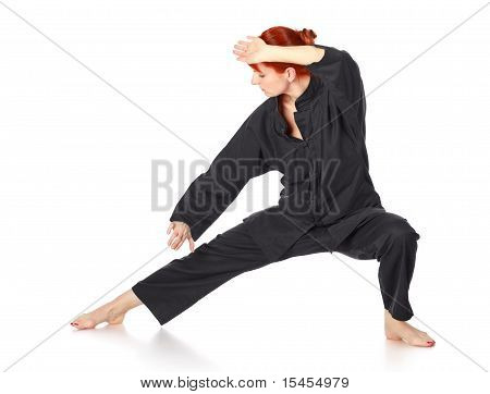 Wushu-Frau