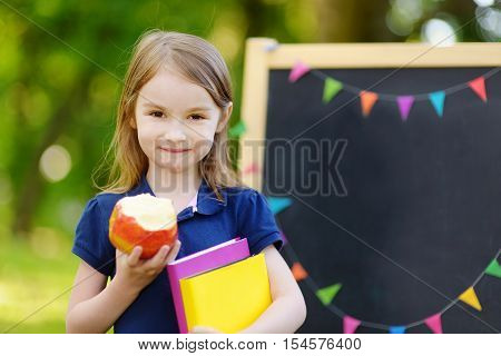 Extremely Excited Little Schoolgirl