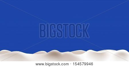 Long abstract background liguid milk, or yogurt. Vector illustration design.