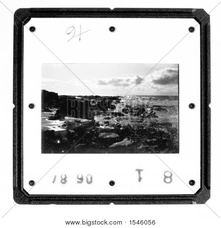 Alte Folie Inhaber Monochrom