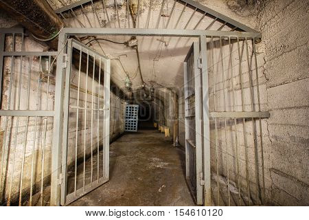 Abandoned bomb shelter hideout in mine WOWII