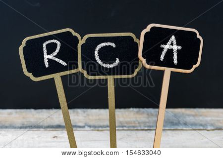 Business Acronym Rca As Root Cause Analysis