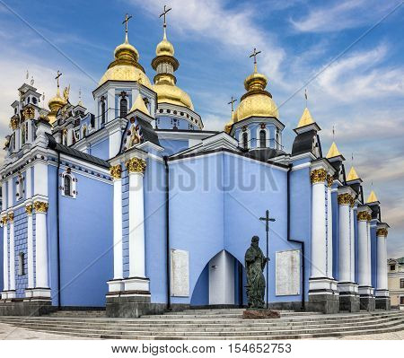 Kiev, Ukraine. Saint Michael's Golden Domed Monastery