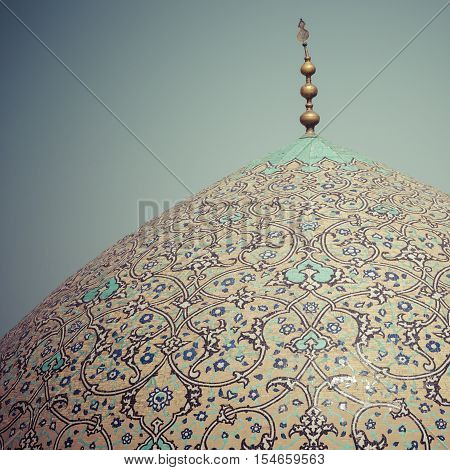 Sheikh Lotfollah Mosque At Naqhsh-e Jahan Square In Isfahan, Iran