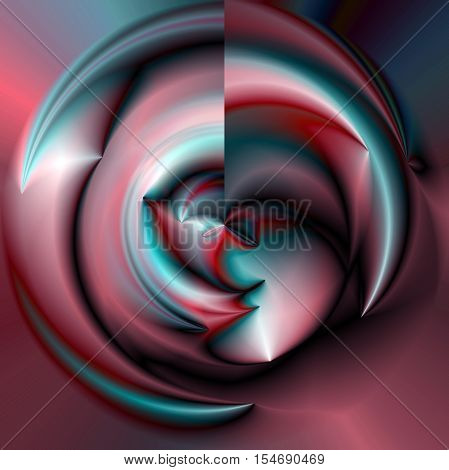 Abstract coloring background of the dark gradient with visual lighting and poolar coordinates effects,good for your project design