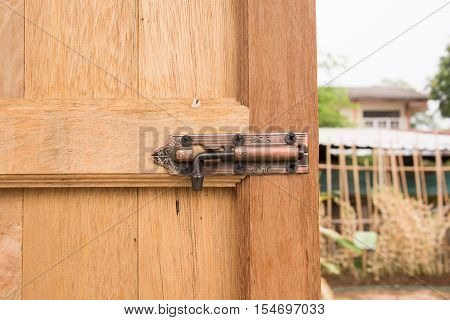 door lock and latch, Door handle with lock.
