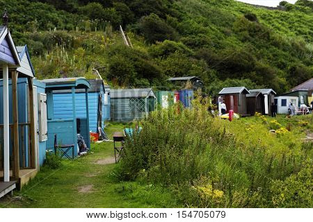 Coldingham Sands in Scotland United Kingdom 07.08.2015