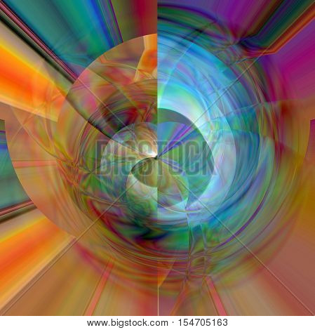 Abstract coloring background of the horizon gradient with visual illusion,lighting and polar coordinates  effects,good for your project design