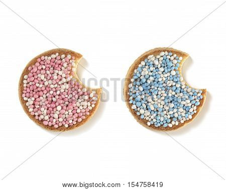 biscuits with dutch treats. Little mice. celebration of a child birth