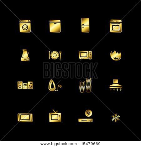Złoto AGD ikony