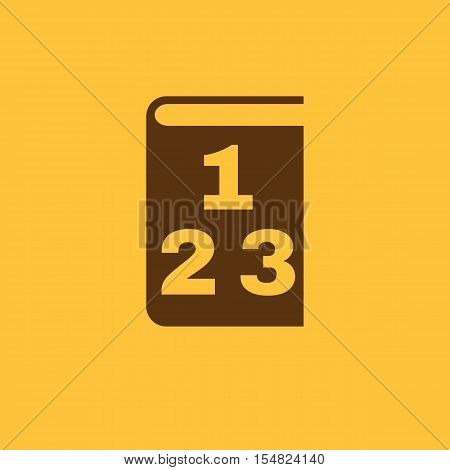 Mathematics icon. vector design. Book, Mathematics symbol. web. graphic. JPG. AI. app. logo. object. flat. image. sign. eps. art. picture - stock vector