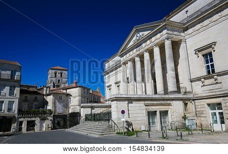 Palace Of Justice Of Angouleme, France.