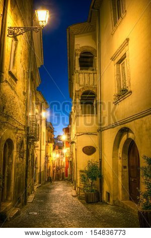 alley of the old town of Campobasso