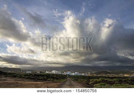 Punta de Abona - little town on the coast of Tenerife Canary island