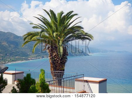 Landscape of Gioiosa Marea at Sicily at Italy