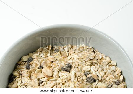 Müsli i en skål
