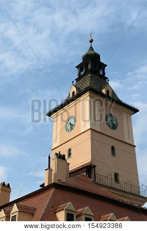 History Museum Tower in Brasov Transylvania Romania