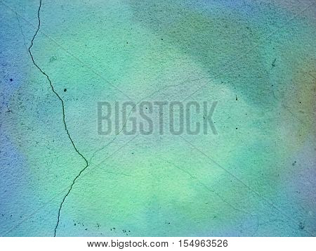 old cracked wall in colorful pastel tone background