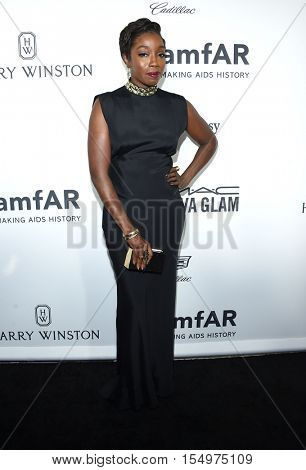 LOS ANGELES - OCT 27:  Estelle arrives to the amFAR's Inspiration Gala on October 27, 2016 in Hollywood, CA                