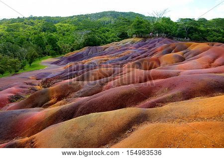 Chamarel Seven Coloured Earths On Mauritius