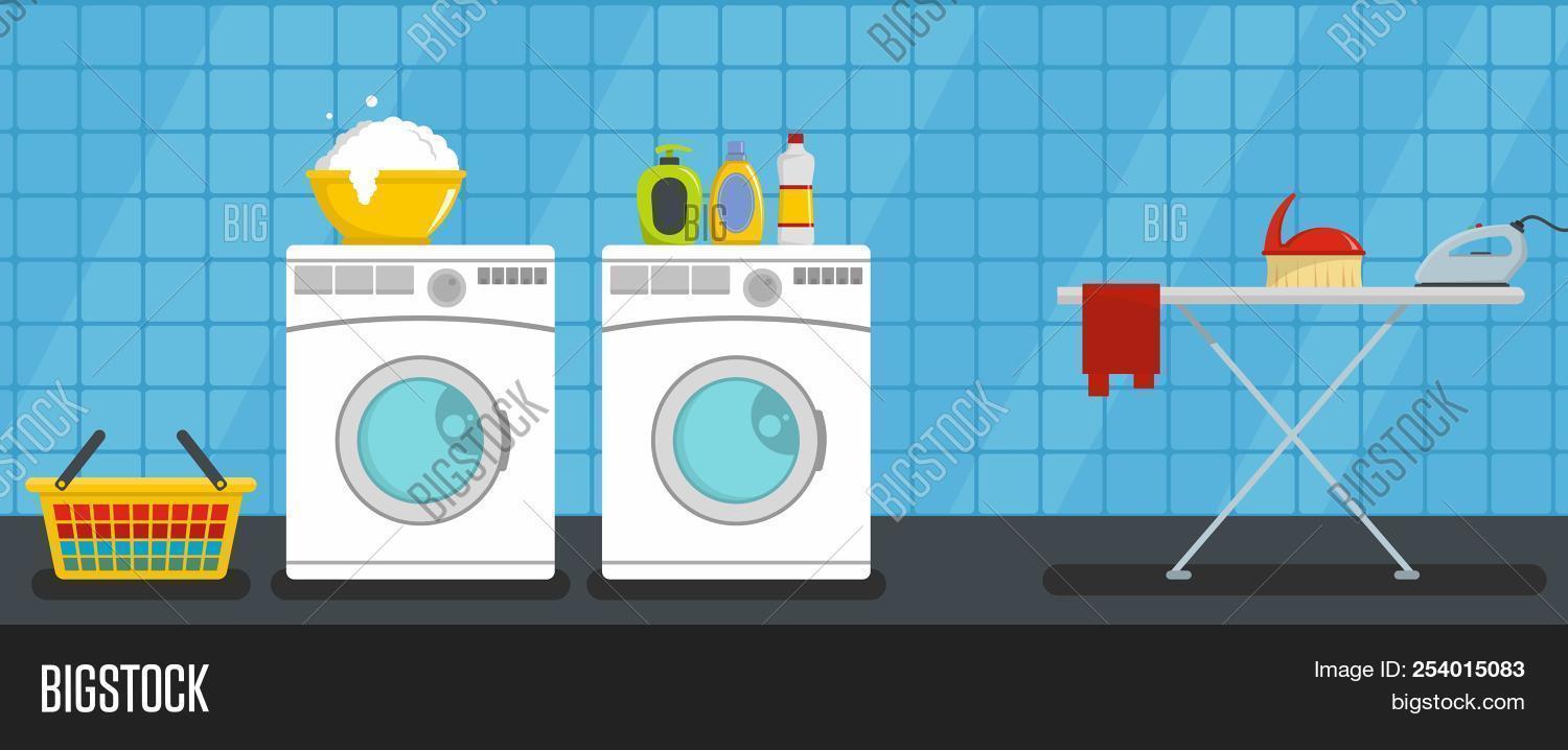 Interior Laundry Image Photo Free Trial Bigstock
